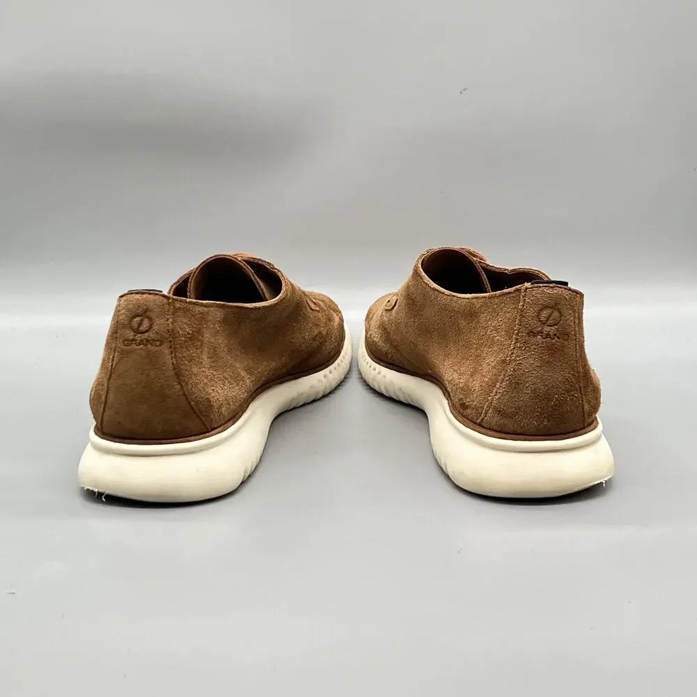Cole Haan Shoes Mens 13 Brown Suede Grand OS Low Top Casual Sneakers Comfort